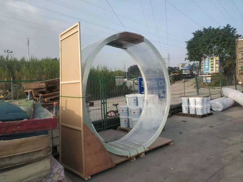 东莞度假酒店亚克力温泉池